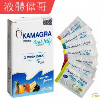 液態威爾鋼 kamagra 果凍威爾鋼 快速起效 最強硬度 隱蔽攜帶 7包/盒